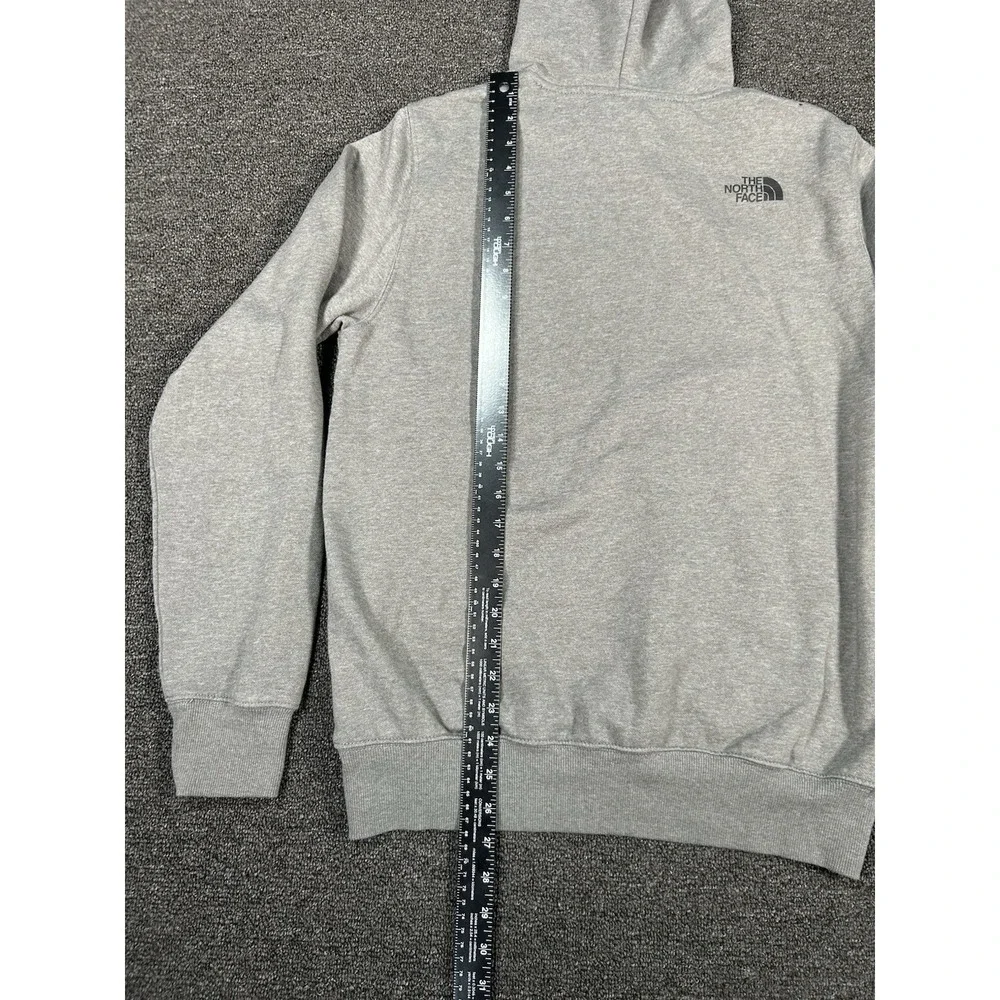 The North Face Bear On The Move‎ Pullover Hoodie Gray Mens Small Drawstrings